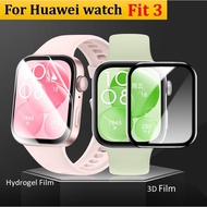 Full Covered Huawei Watch Fit 3 Screen Protector Huawei Watch Fit3 Film Explosion-proof HD Clear Huawei Fit 3 Film Hydrogel Protective Huawei Watch Fit3 Screen Protector Film