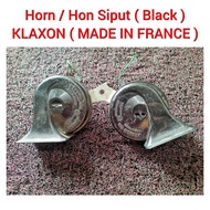 Black Horn / Hon Siput Hitam ( KLAXON TR99 ) Car Horn / Hon Kereta ( Made In France )