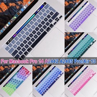 【READY STOCK】Flexible Keyboard Protective Case for Apple MacBook Air Pro 13/15/17-inch Pro 14 A2442 A2485 A2338 A2337 A2179 A1932 Retina 13 With Toch Bar