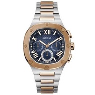 Authentic Guess Men Headline Blue Dial Silver Stainless Steel Watch GW0572G4 Jam Tangan Lelaki