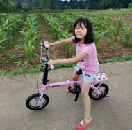 全新 摺疊單車 JINGQI  12吋 單速 輕巧 超細 大人小童也可以踩 小童單車