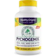 Healthy Origins Pycnogenol 150 mg, 120 Veggie Capsules - 100% Clinically Studied French Maritime Pin