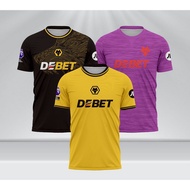 [Free Custom Name] W0LV35 Home Away 3rd Jersey 2024 2025
