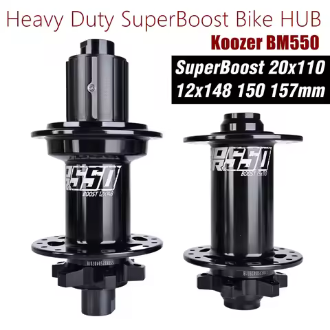 KOOZER BM550 MTB Bike Hub | 6 Bearings Heavy Duty Boost/ SuperBoost 20x110 12x148 150 157mm | 32H | 