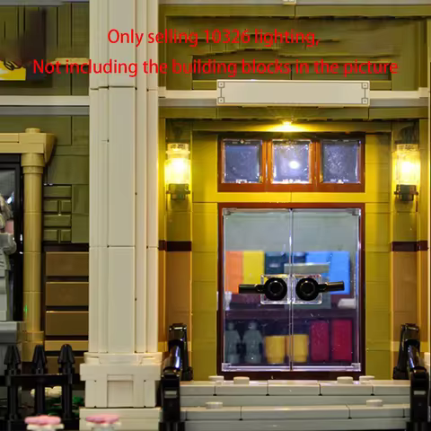 BRIXSPARK LED Lighting Kit for Lego 10326, USB DIY Light Set For Natural History Museum MOC Building