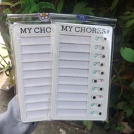 Activity List Board to Prevent Forget | Daily Activity List | My Chores Discipline Learning Equipmen