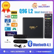 【Local Stock 】Q96 L2 Free Live ChannelsSmart TV and Bluetooth 4K 1000 Android 12.0