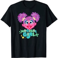 Sesame Street Abby Cadabby Magical Children's T-Shirt Girl T-Shirt Baby Clothing Tops for Boys Girls