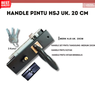 handle set / Handle Pintu / Handle Stainless / Gagang Pintu / Handle Set Pintu Black Stainless HSJ 2