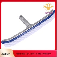 18 Inch Outdoor Pool Wall Brush Swimming Pool Cleaning Tool Aluminum Handle for Pond Spa  Pools Alga