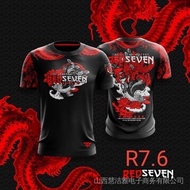 Jersey red seven.6 - tshirt fashion (r76)