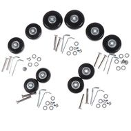 {YUzz} 2 wheels NEW Luggage wheels OD 40-54mm Luggage Suitcase Replacement Wheels Repair Kit Axles D