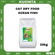 KUCINTA Cat Dry Food > Ocean Fish Flavor > Makanan Kucing # 20kg