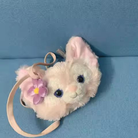 Disney LinaBell Kawaii Coin Purse Bag Cute Cartoon Wallet Card Holder Phone Pendant Girl Heart Keych