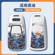 Audi Key Leather Case A1 A3 A4 A5 A6 A7 A8 Q2 Q3 Q5 Q7 Q8 R8 Painted