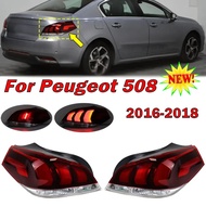 Car Accessories For Peugeot 508 2016 2017 2018 Tail Light Rear Bumper Stop Light Warning Brake Signa