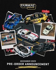 *新車預訂 Pre-Order* Tarmac Works Mercedes-Benz SLS AMG GT3 Macau GT Cup RWB 964 Coca-Cola Ferrari F40 L