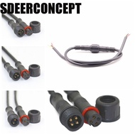 SDEERCONCEPT Led Waterproof Cable Connector, Waterproof led Connector LED Strips Male and Female Con