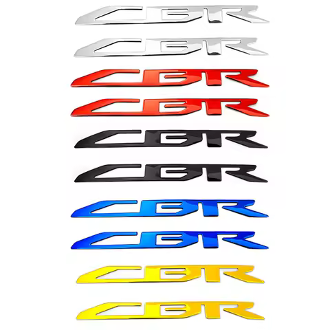 Motorcycle Stickers Motorbike 3D Emblem Badge Decal Raised Tank Logo For Honda CBR 125R 250R 250RR 5