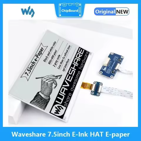 Waveshare 7.5inch E-Ink HAT E-paper Display 800x480 Supports Raspberry Pi /Jetson Nano/Arduino/STM32