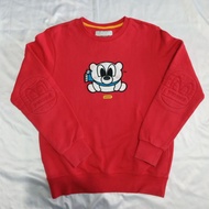 Pancoat rare cn pancoat pop teddy red sweatshirt pancoat Cheap Original second thrift