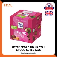 Ritter Sport Chocolate Thank You Choco Cubes – 176g - Halal - Coklat Import