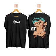 HITAM LOKAL Black No Idea T-shirt /Local Brand Clothes/Local Brand Clothes/Others/Adult Men's T-shir