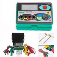 DUOYI DY4100 Digital Earth Ground Resistance Tester DY4100 Earth Resistance Tester Ground Resistance Instrument Megohmmeter measurements from 0.01ohm to 2000ohm