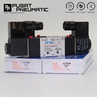 4V220-08 Pneumatic Solenoid Valve Airtac 4V 220-08 Solenoid Valve Switch Airtac 5/ 2 Way Double Coil