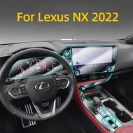 Car Door Center Console Media Dashboard Navigation TPU Anti-scratch Protector Film For Lexus NX 2022 Car Interior Accessories