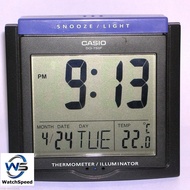 Casio DQ-750F-1D Digital Thermometer Snooze Calendar Alarm Clock