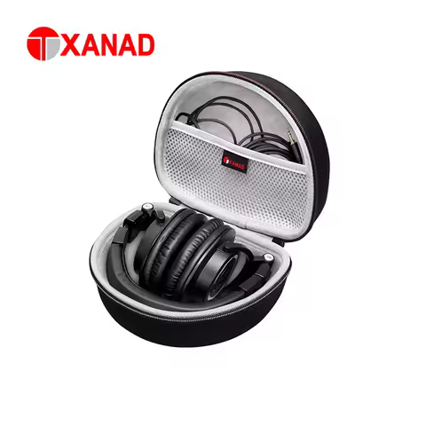 XANAD EVA Hard Case for Audio Technica ATH M20X/M20xBT/M30x/M40x/M50X/M50xBT2/M60X/M70X Headphones T
