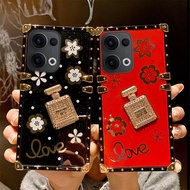 YYN Case For Oppo Reno 13 Pro 5G Reno13 F Casing Stereo Diamond Perfume Bottle Square Phone Case Har