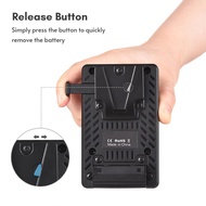 Vcamerashome-MY Andoer V-Lock V Mount Battery Plate to BP-U Dummy Adapter Replacement for Sony PMW-1