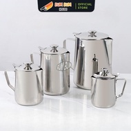 304 Stainless Steel Bottle with Lid 600ml/900ml/1400ml/2000ml - Luxurious Stainless Steel Liquid Cof