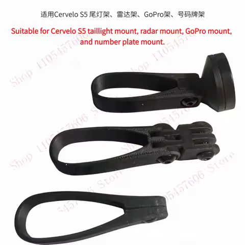 Bike Mount for Cervelo S5, Taillight/Radar/GoPro Holder, Number Plate Mount, Universal Cycling Acces
