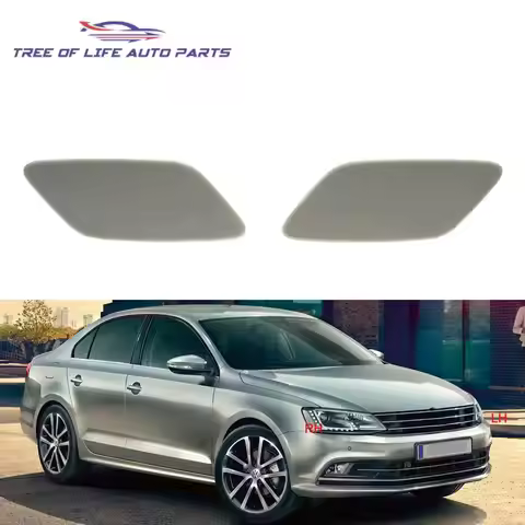 5C6955109A 5C6955110A Front Bumper Headlight Washer Spray Nozzle Jet Cover Cleaning Cap For VW JETTA