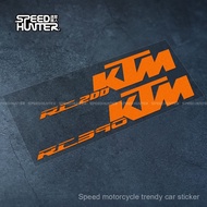 RC 200 390 Motorcycle Frame Body Sticker