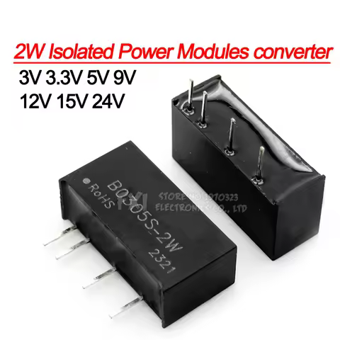 DIP4 Isolated Power Modules converter 2W ibuw B0505S-2W B1205S-2W B1212S-2W B2405S-2W B0505S-2W B121