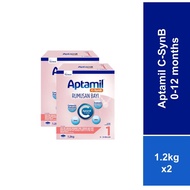 [Bundle of 2] Aptamil C-SynB Tailored Nutrition Milk Formula 0-12 months 1.2kg