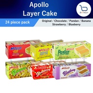Apollo Layer Cake Assorted Flavors (Original, Chocolate, Pandan, Banana, Strawberry, Blueberry)