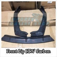 List Bumper Front Lip HRV Warna Carbon