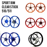 【CLEAR STOCK】SPORT RIM FG511 FG510 YAMAHA Y15ZR HONDA EX5 DREAM WAVE100 SIAP BEARING & BUSH