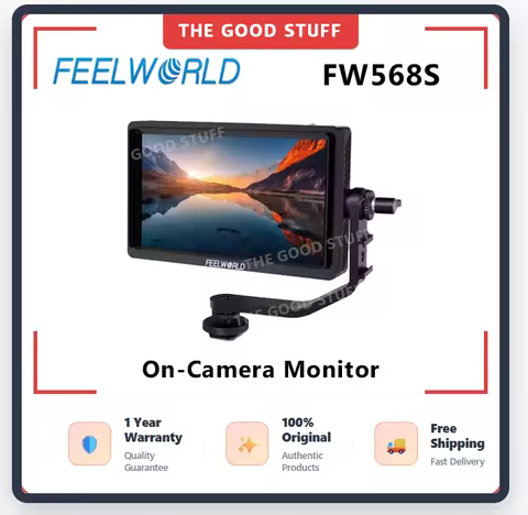 FEELWORLD FW568S 1920*1080 4K HDMI-compatible 3G-SDI 367PPI 1000:1 On-camera Professional Broadcast 