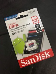 全新 San Disk micro SD 256GB卡