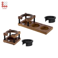 Lovoski Wooden Espresso Tamper Station,Coffee Tamper Holder,51/53/58 mm,Portable