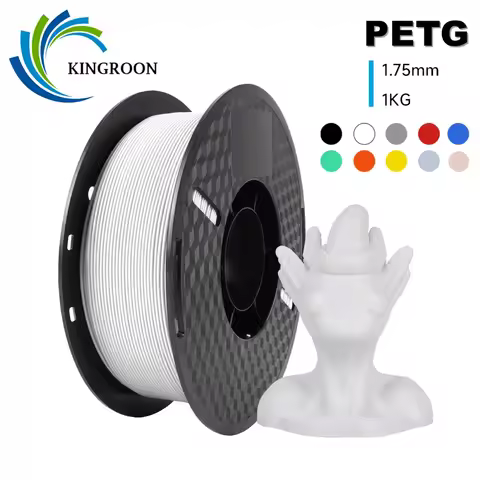 KINGROON PETG 3D Printer Filament 1.75mm 1KG High Quality Toughness 3D Printing Material Standard 1R