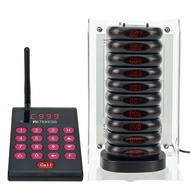 Retekess TD161 Wireless Calling System Pagers for Restaurant Paging System 500M with Bracket Battery