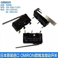 Best-Selling OMRON OMRON SS-5GL111D1 Micro Limit Switch PCB Pin Feet Long Handle Curved Feet 3A Ligh