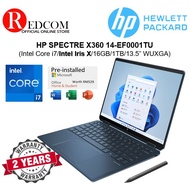 HP Spectre x360 Laptop 14-ef0001TU (Intel Core i7 12th gen, 16gb ram, 1tb ssd, 13.5 WUXGA IPS TOUCH, Win11, OPI)